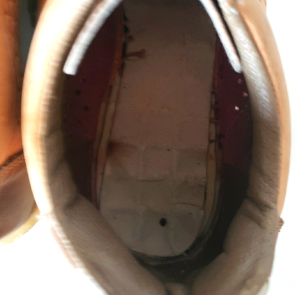 Rieker Casual Leather Lace Up Shoe Tan Brown Beige Men's Size 42 - Picture 9 of 9